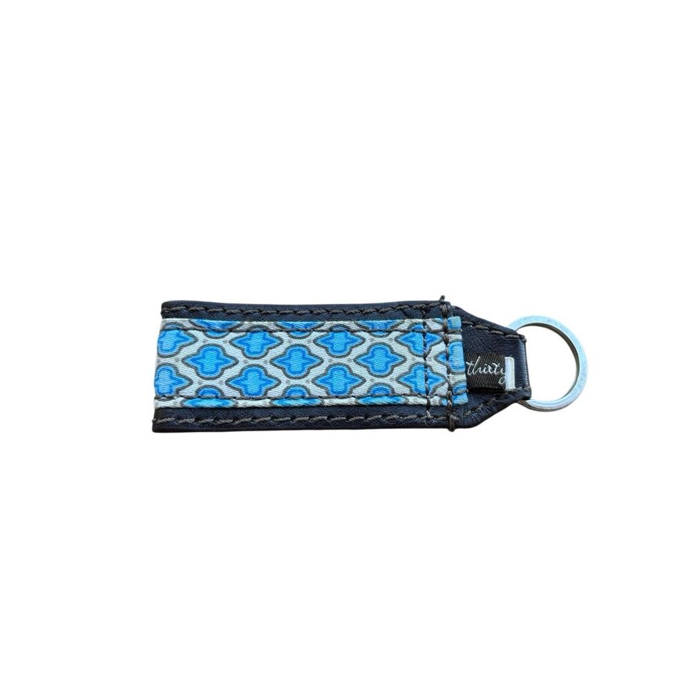 31 Thirty-one key chain blue pattern‎